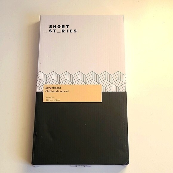 Short Stories Wooden Serveboard 12" × 7" - Picture 5 of 8